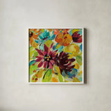 Autumn Joy III by Silvia Vassileva. Shown in a crisp white glass frame for a clean and minimalist style. Available as an archival giclee rolled canvas, fine art paper, or poster print. SKU 29244a.