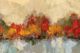 Autumn River Reflection by Silvia Vassileva. SKU 58439i. Archival Giclee Fine art print for wall decor.