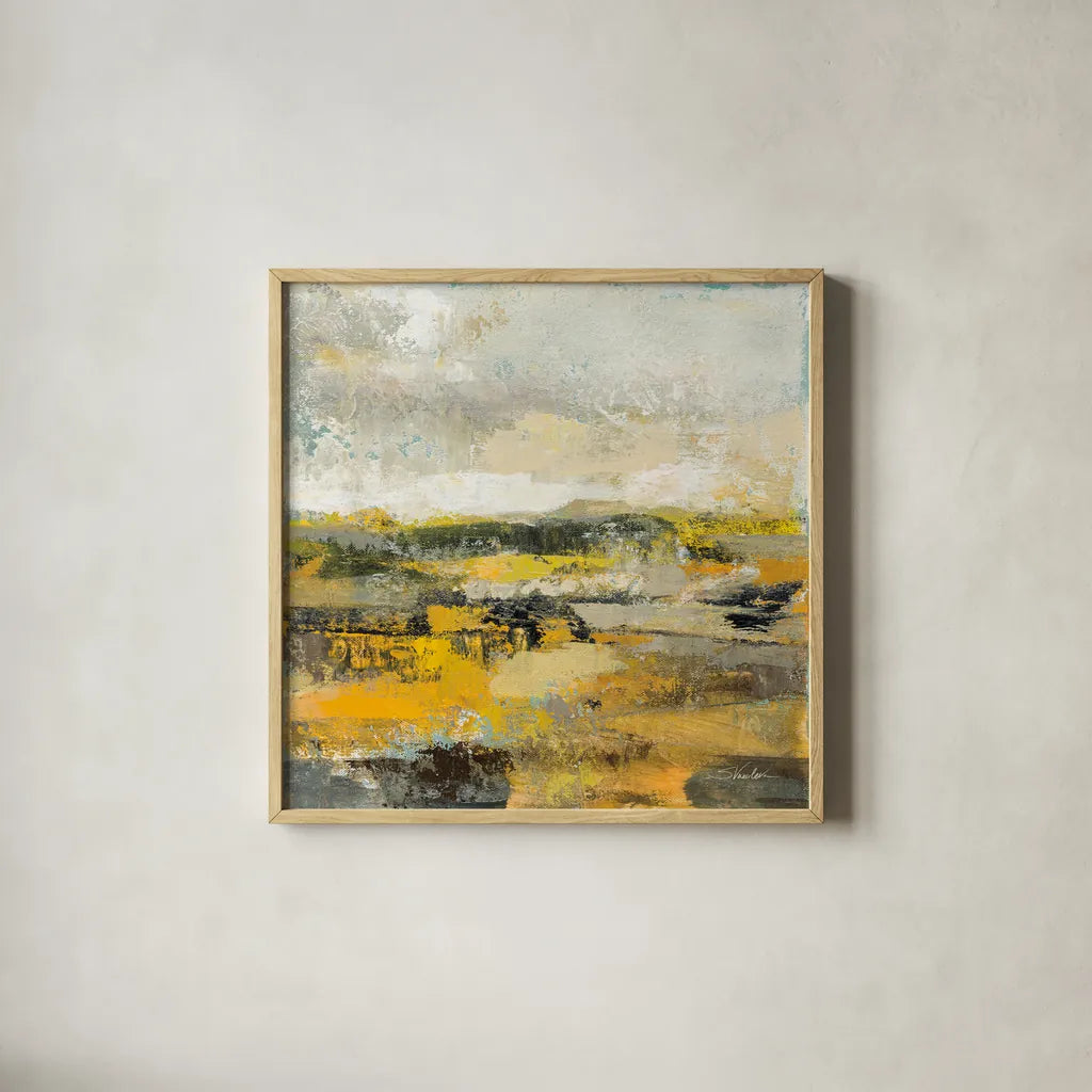 Before the Spring I by Silvia Vassileva. Shown in a natural wood glass frame for a timeless modern aesthetic. Available as an archival giclee rolled canvas, fine art paper, or poster print. SKU 85627a.