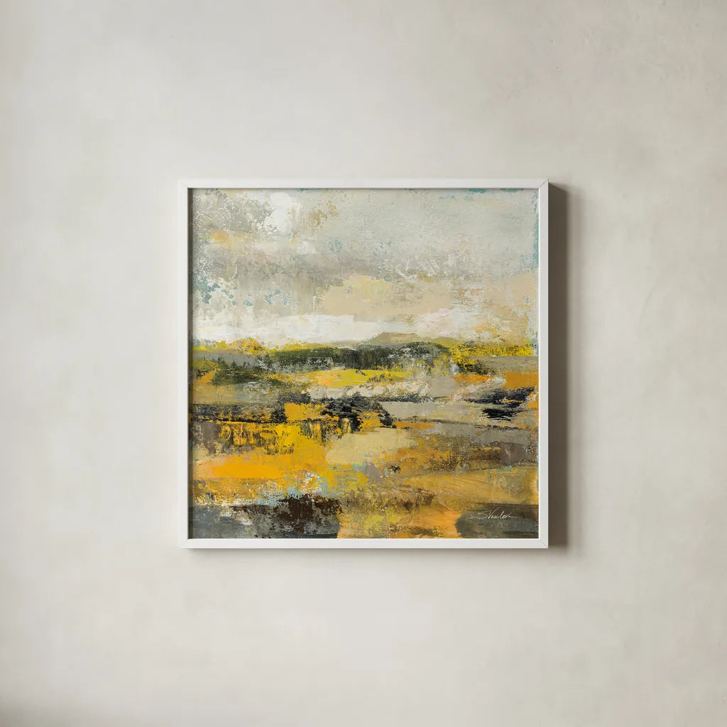 Before the Spring I by Silvia Vassileva. Shown in a crisp white glass frame for a clean and minimalist style. Available as an archival giclee rolled canvas, fine art paper, or poster print. SKU 85627a.