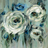 Big Sage Flowers by Silvia Vassileva. SKU 48489a. Archival Giclee Fine art print for wall decor.