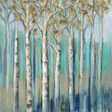 Birches at Dawn by Silvia Vassileva. SKU 17591a. Archival Giclee Fine art print for wall decor.