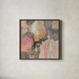 Birds Song by Silvia Vassileva. Shown in a sleek black glass frame for a contemporary gallery look. Available as an archival giclee rolled canvas, fine art paper, or poster print. SKU 104248a.