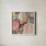 Birds Song by Silvia Vassileva. Shown in a crisp white glass frame for a clean and minimalist style. Available as an archival giclee rolled canvas, fine art paper, or poster print. SKU 104248a.