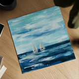 Black Sea I by Silvia Vassileva. Shown as a detailed flat fine art print, highlighting archival giclee quality. Available as an archival giclee rolled canvas, fine art paper, or poster print. SKU 46656a.