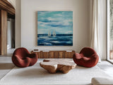 Black Sea I by Silvia Vassileva. Shown as extra-large giant wall art in a modern living room. Available as an archival giclee rolled canvas, fine art paper, or poster print. SKU 46656a.