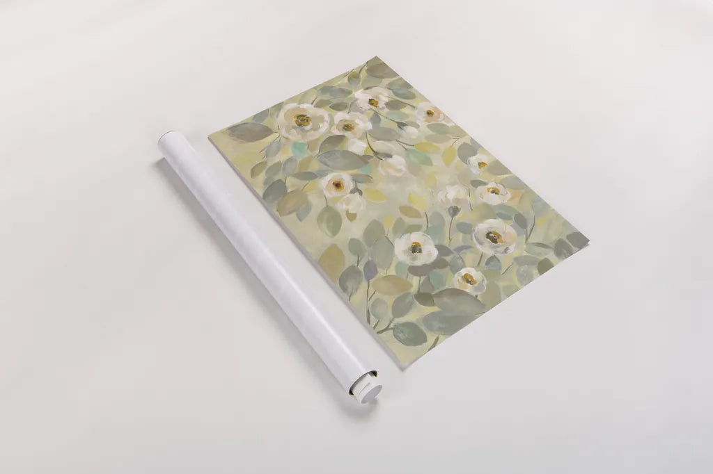 Blooming Branches by Silvia Vassileva. shown as a rolled paper print. Available as archival giclee rolled canvas, fine art paper, or poster print. SKU 31692i.