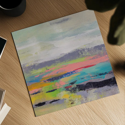 Blooming Field I by Silvia Vassileva. Shown as a detailed flat fine art print, highlighting archival giclee quality. Available as an archival giclee rolled canvas, fine art paper, or poster print. SKU 79159a.