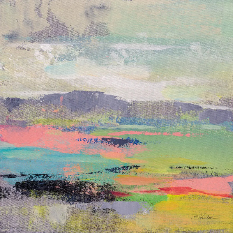 Blooming Field II by Silvia Vassileva. SKU 79160a. Archival Giclee Fine art print for wall decor.