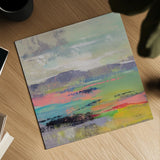 Blooming Field II by Silvia Vassileva. Shown as a detailed flat fine art print, highlighting archival giclee quality. Available as an archival giclee rolled canvas, fine art paper, or poster print. SKU 79160a.