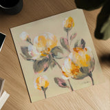 Blooming Peony II by Silvia Vassileva. Shown as a detailed flat fine art print, highlighting archival giclee quality. Available as an archival giclee rolled canvas, fine art paper, or poster print. SKU 80516a.
