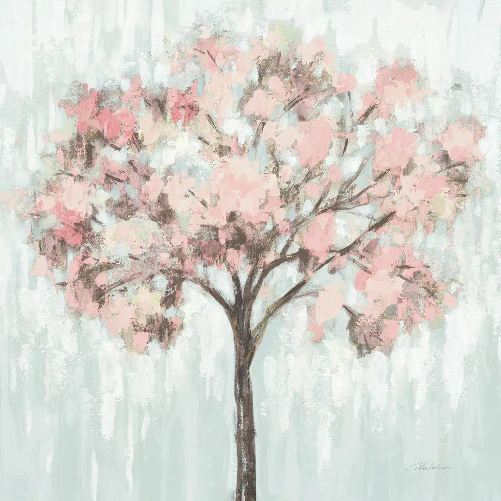 Blooming Tree Blush Crop by Silvia Vassileva. SKU 64594a. Archival Giclee Fine art print for wall decor.