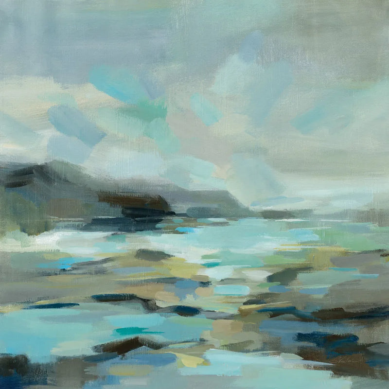 Blue Lagoon by Silvia Vassileva. SKU 57257a. Archival Giclee Fine art print for wall decor.