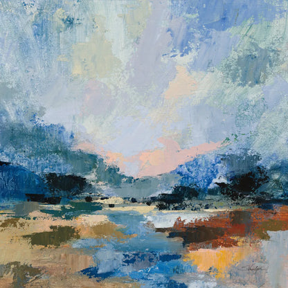 Blue Vista I by Silvia Vassileva. SKU 97918a. Archival Giclee Fine art print for wall decor.