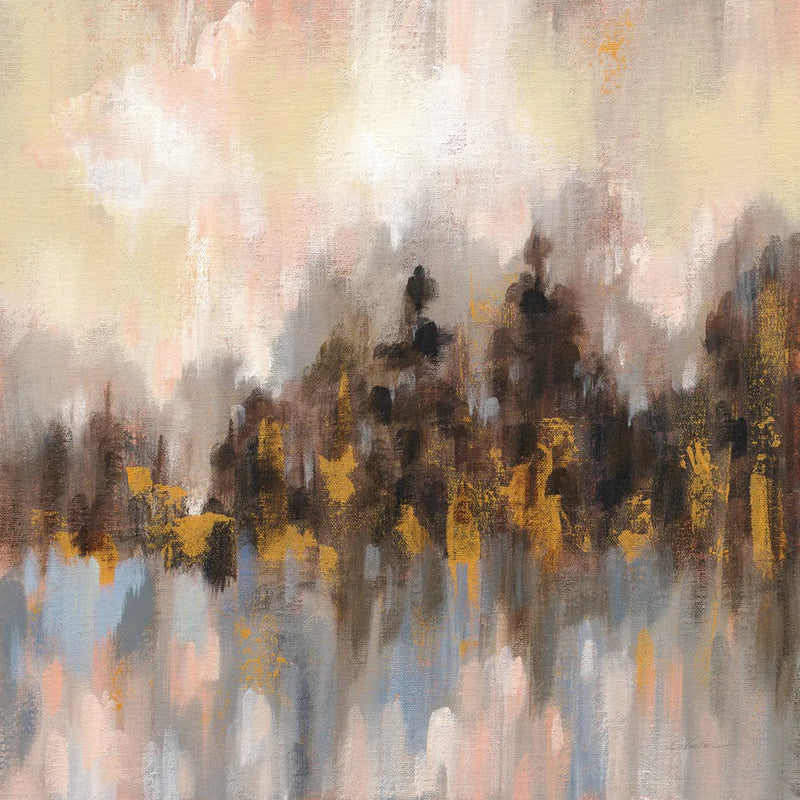 Blushing Forest I by Silvia Vassileva. SKU 38250a. Archival Giclee Fine art print for wall decor.