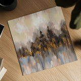 Blushing Forest I by Silvia Vassileva. Shown as a detailed flat fine art print, highlighting archival giclee quality. Available as an archival giclee rolled canvas, fine art paper, or poster print. SKU 38250a.