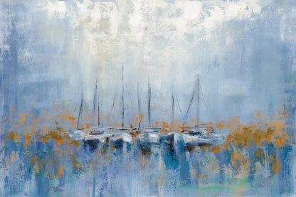 Boats in the Harbor I by Silvia Vassileva. SKU 33970i. Archival Giclee Fine art print for wall decor.