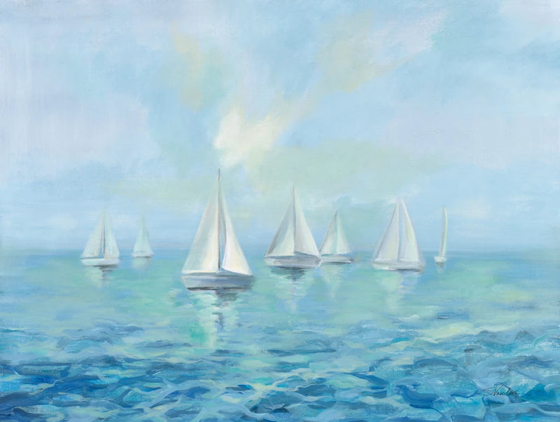 Boats in the Haze by Silvia Vassileva