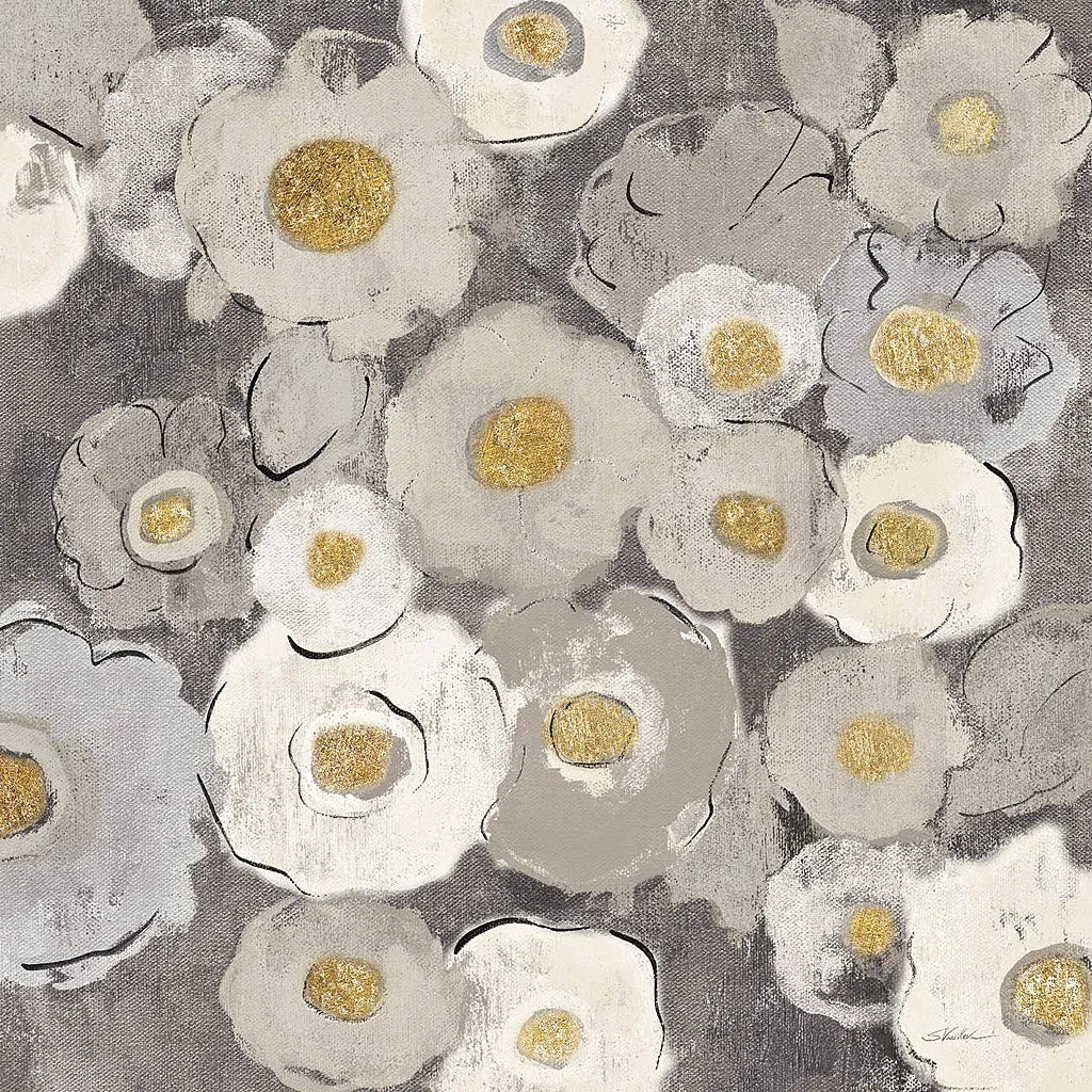 Bohemian Bouquet II Neutral by Silvia Vassileva. SKU 23204a. Archival Giclee Fine art print for wall decor.