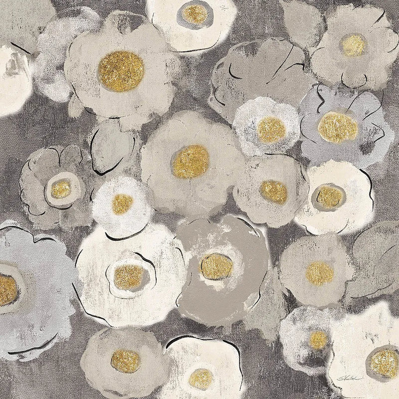 Bohemian Bouquet II Neutral by Silvia Vassileva. SKU 23204a. Archival Giclee Fine art print for wall decor.