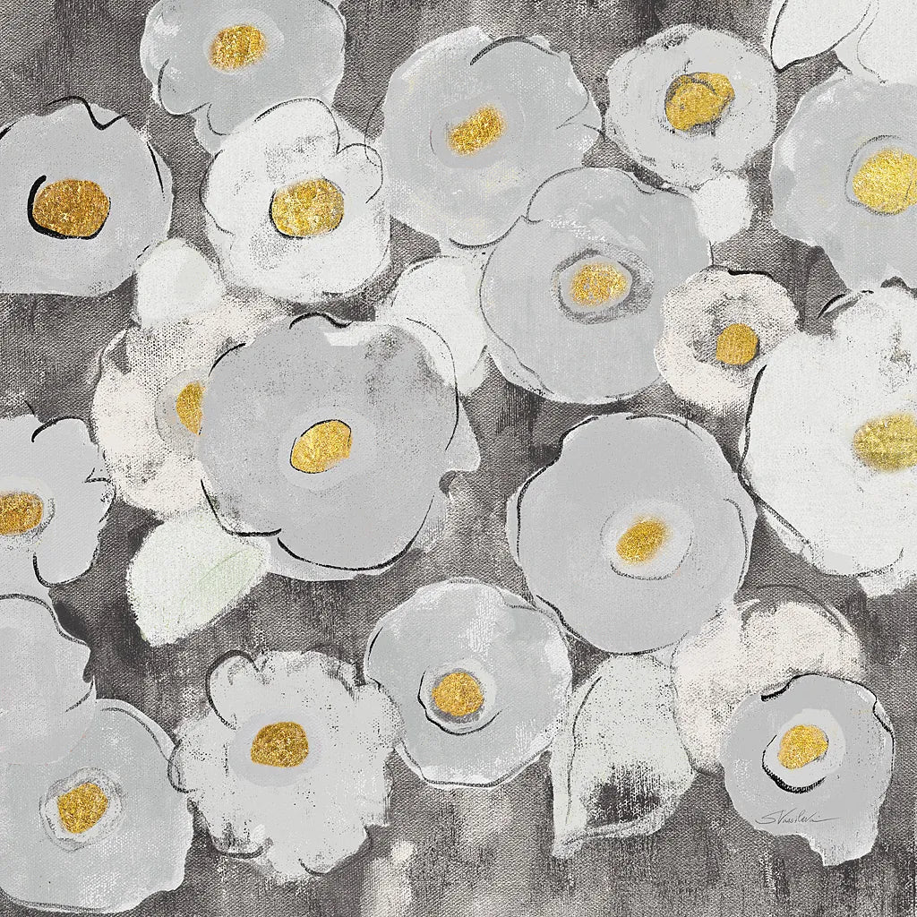 Bohemian Bouquet III Warm by Silvia Vassileva. SKU 31558a. Archival Giclee Fine art print for wall decor.