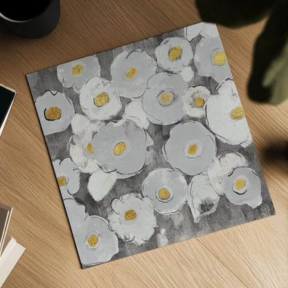 Bohemian Bouquet III Warm by Silvia Vassileva. Shown as a detailed flat fine art print, highlighting archival giclee quality. Available as an archival giclee rolled canvas, fine art paper, or poster print. SKU 31558a.