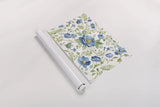 Botanical Blue I by Silvia Vassileva. shown as a rolled paper print. Available as archival giclee rolled canvas, fine art paper, or poster print. SKU 61779i.