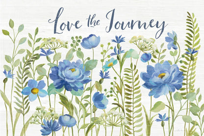 Botanical Blue II by Silvia Vassileva. SKU 61780i. Archival Giclee Fine art print for wall decor.