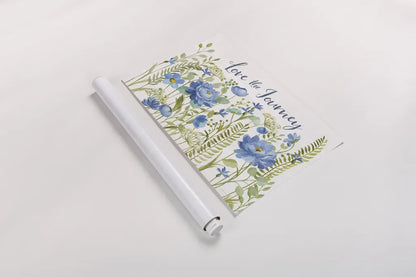 Botanical Blue II by Silvia Vassileva. shown as a rolled paper print. Available as archival giclee rolled canvas, fine art paper, or poster print. SKU 61780i.