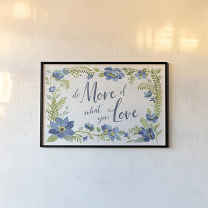 Botanical Blue III by Silvia Vassileva. shown as a paper print in a black flame. Available as a archival giclee rolled canvas, fine art paper, or poster print. SKU 61781i.