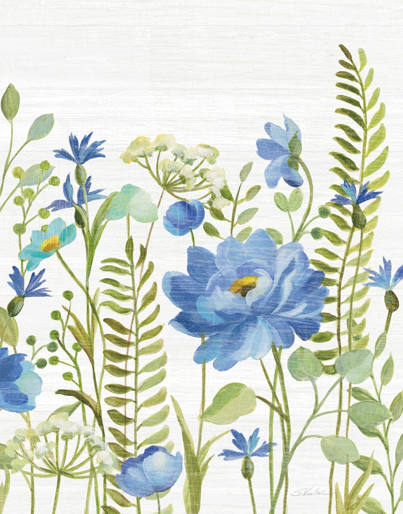 Botanical Blue VIII by Silvia Vassileva