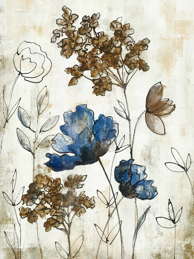 Botanical Trio III Neutral Crop by Silvia Vassileva