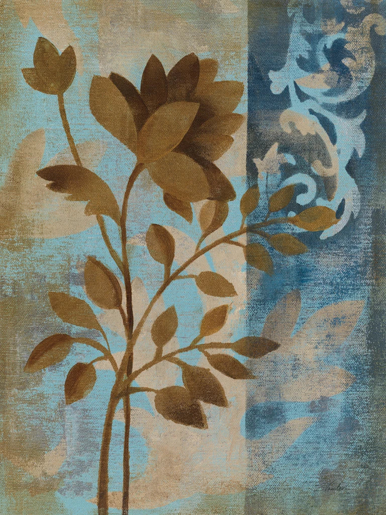 Branches on Teal I by Silvia Vassileva