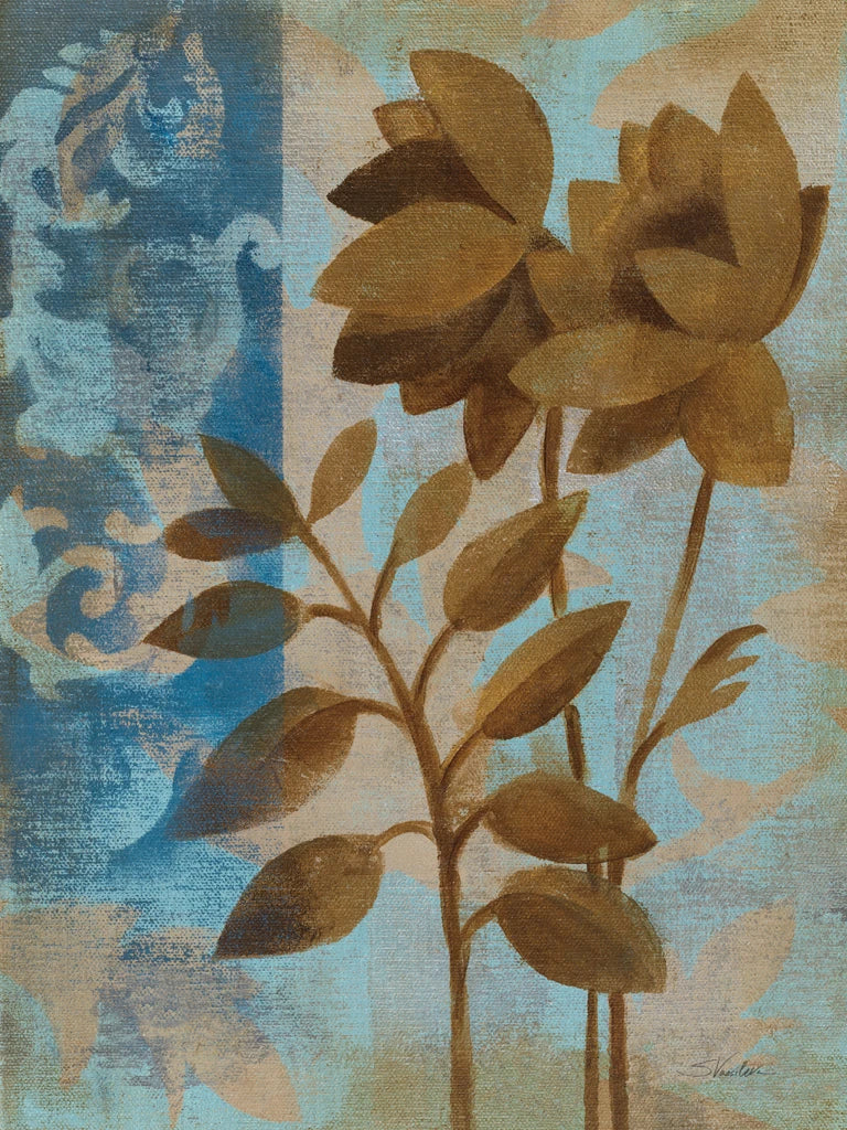 Branches on Teal II by Silvia Vassileva