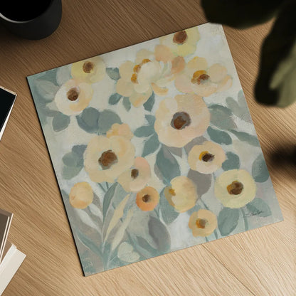 Breezy Flowers II by Silvia Vassileva. Shown as a detailed flat fine art print, highlighting archival giclee quality. Available as an archival giclee rolled canvas, fine art paper, or poster print. SKU 87419a.