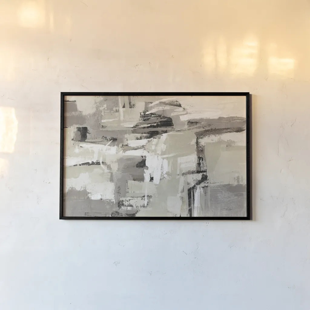 Brick Wall Neutral Crop by Silvia Vassileva. shown as a paper print in a black flame. Available as a archival giclee rolled canvas, fine art paper, or poster print. SKU 75161i.