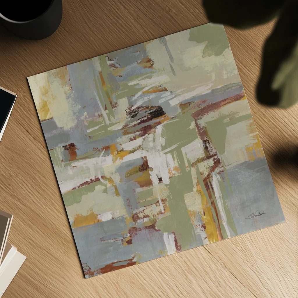 Brick Wall Spice by Silvia Vassileva. Shown as a detailed flat fine art print, highlighting archival giclee quality. Available as an archival giclee rolled canvas, fine art paper, or poster print. SKU 75705a.