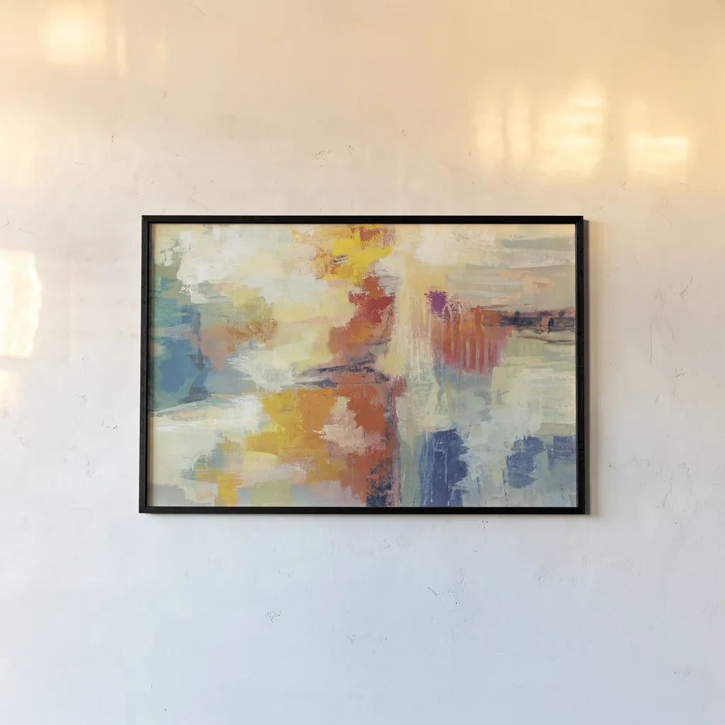 Bright Coral Reef by Silvia Vassileva. shown as a paper print in a black flame. Available as a archival giclee rolled canvas, fine art paper, or poster print. SKU 64577i.