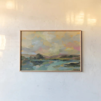 Bright Day by Silvia Vassileva. shown as a paper print in a natural frame. Available as a archival giclee rolled canvas, fine art paper, or poster print. SKU 100769i.