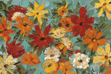 Bright Expressive Garden by Silvia Vassileva. SKU 8758i. Archival Giclee Fine art print for wall decor.