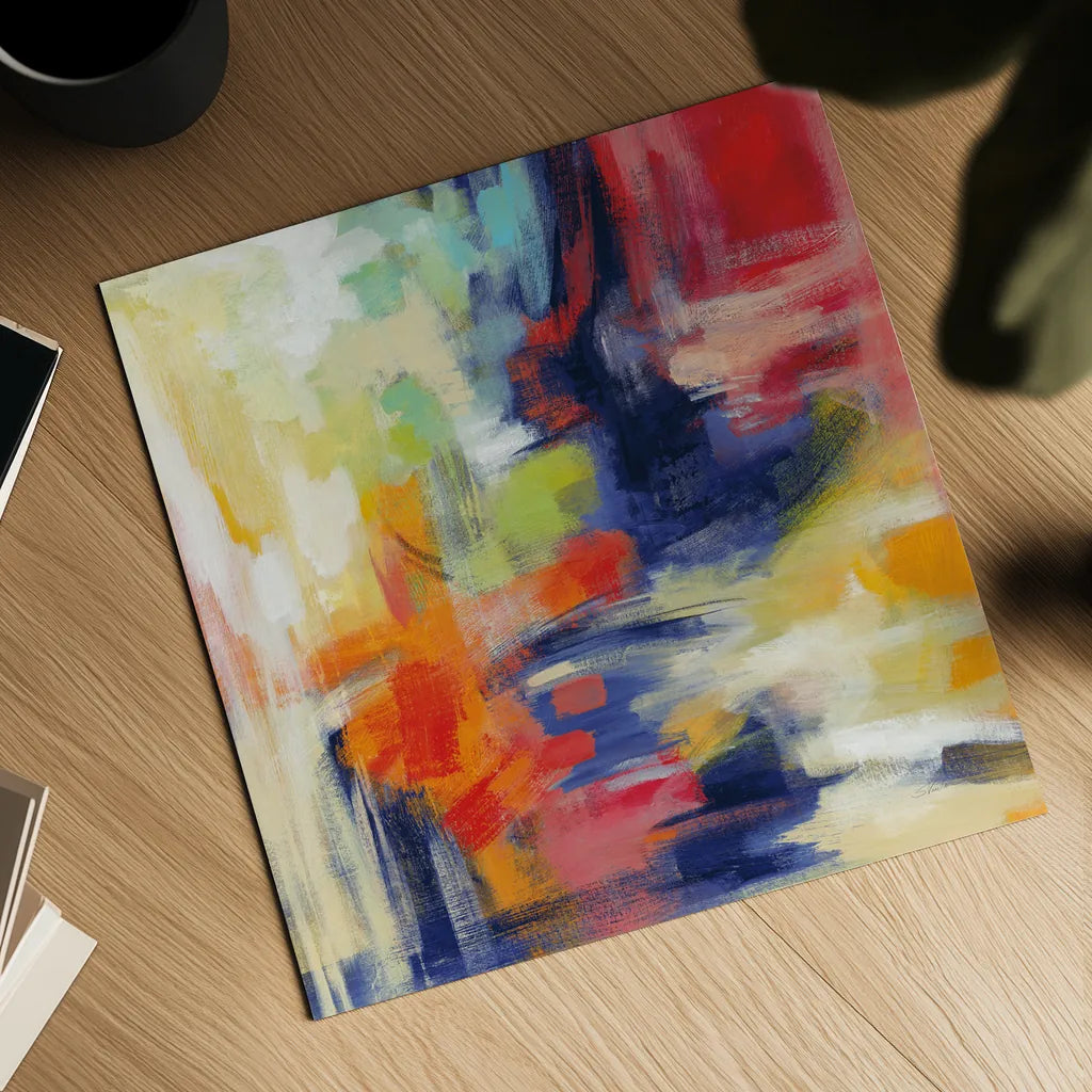 Bright Kyoto Summer by Silvia Vassileva. Shown as a detailed flat fine art print, highlighting archival giclee quality. Available as an archival giclee rolled canvas, fine art paper, or poster print. SKU 64575a.