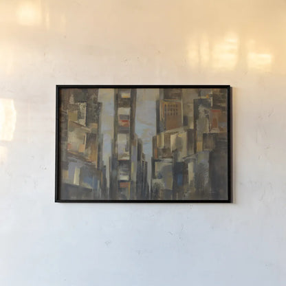 Broadway Evening by Silvia Vassileva. shown as a paper print in a black flame. Available as a archival giclee rolled canvas, fine art paper, or poster print. SKU 60276i.