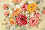 Brushy Roses by Silvia Vassileva. SKU 23848i. Archival Giclee Fine art print for wall decor.