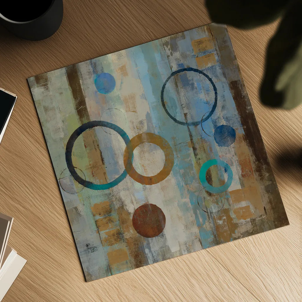 Bubble Graffiti II by Silvia Vassileva. Shown as a detailed flat fine art print, highlighting archival giclee quality. Available as an archival giclee rolled canvas, fine art paper, or poster print. SKU 10546a.