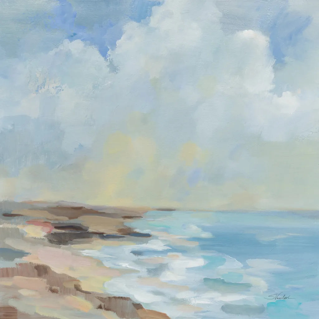 By the Beach by Silvia Vassileva. SKU 90251a. Archival Giclee Fine art print for wall decor.