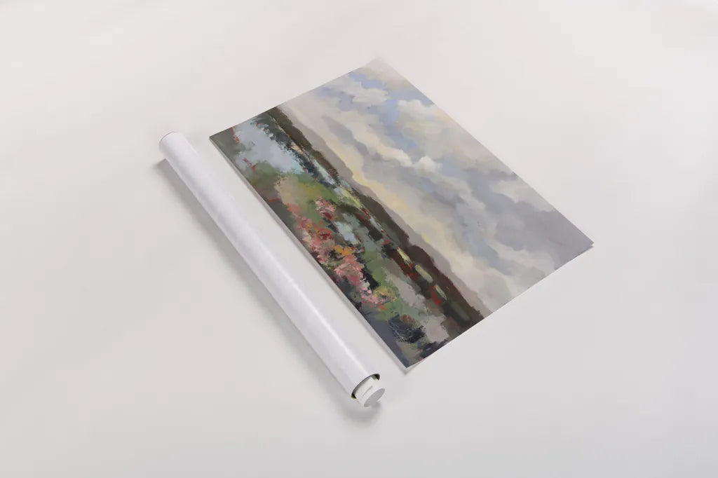 By the Lake by Silvia Vassileva. shown as a rolled paper print. Available as archival giclee rolled canvas, fine art paper, or poster print. SKU 86369i.