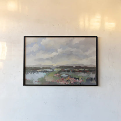 By the Lake by Silvia Vassileva. shown as a paper print in a black flame. Available as a archival giclee rolled canvas, fine art paper, or poster print. SKU 86369i.