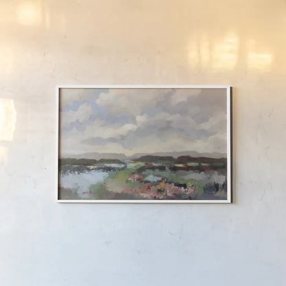 By the Lake by Silvia Vassileva. shown as a paper print in a white frame. Available as a archival giclee rolled canvas, fine art paper, or poster print. SKU 86369i.