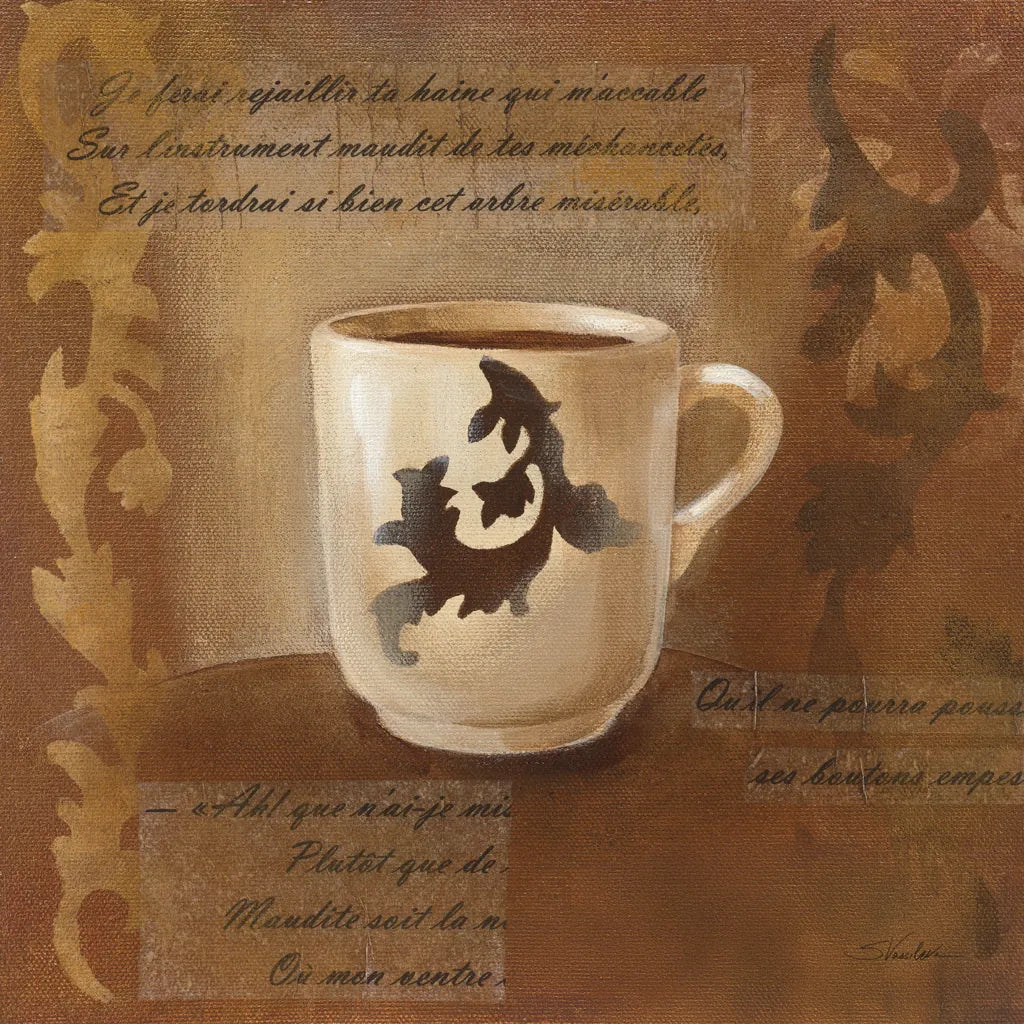 Cafe Baroque II by Silvia Vassileva. SKU 60324a. Archival Giclee Fine art print for wall decor.