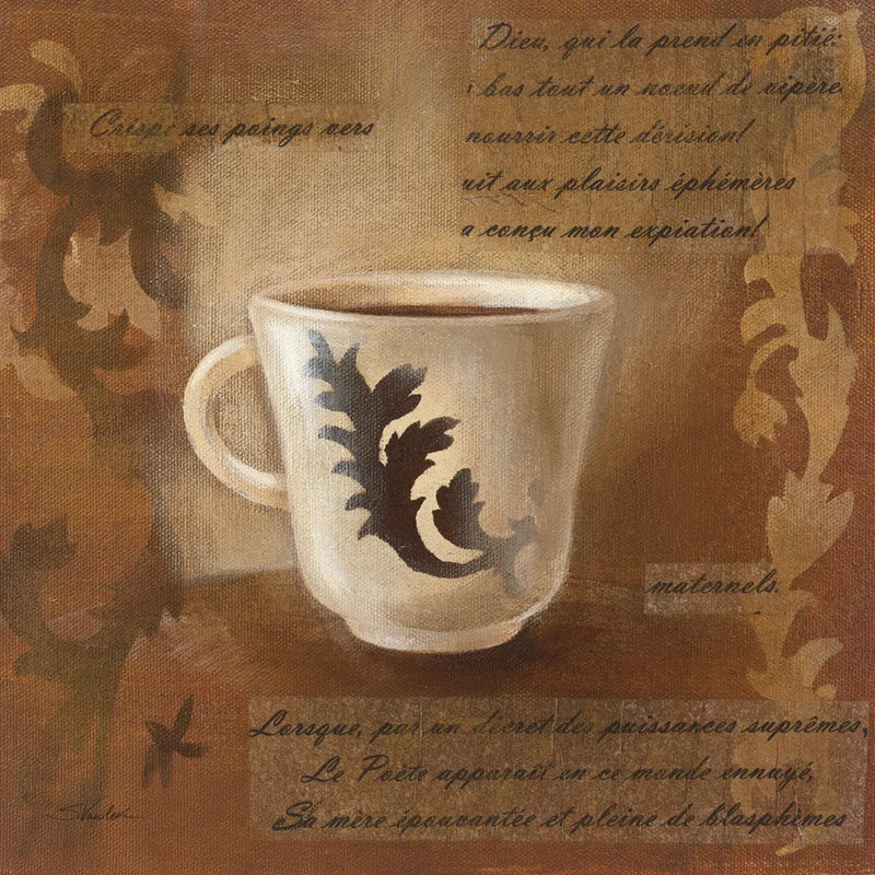 Cafe Baroque III by Silvia Vassileva. SKU 60325a. Archival Giclee Fine art print for wall decor.